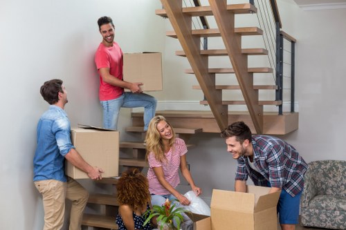 Local removals team helping with a move in Walthamstow