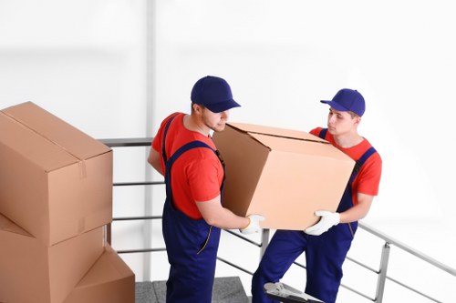 Local moving van ready for a residential move in Walthamstow