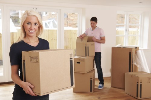 Commercial moving team planning a business relocation in Walthamstow
