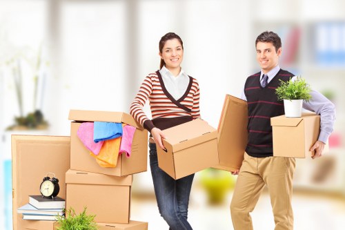 Van service supporting a flat move in Walthamstow