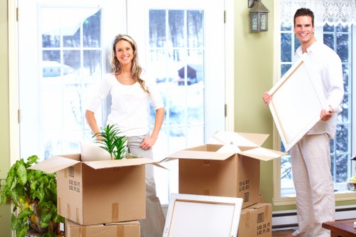 Unpacking boxes and settling into a new Walthamstow home