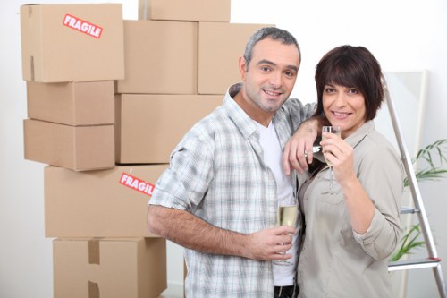 Commercial delivery van serving Walthamstow businesses