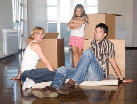 Packed moving boxes prepared for a man and van job in Walthamstow